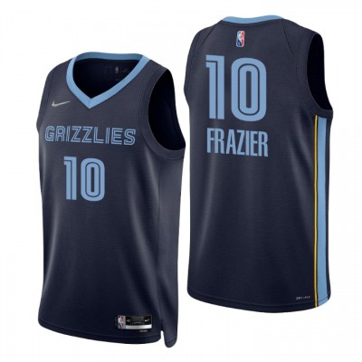 Nike Memphis Grizzlies #10 Tim Frazier Navy Men's 2021-22 NBA 75th Anniversary Diamond Swingman Jersey - Icon Edition Men's